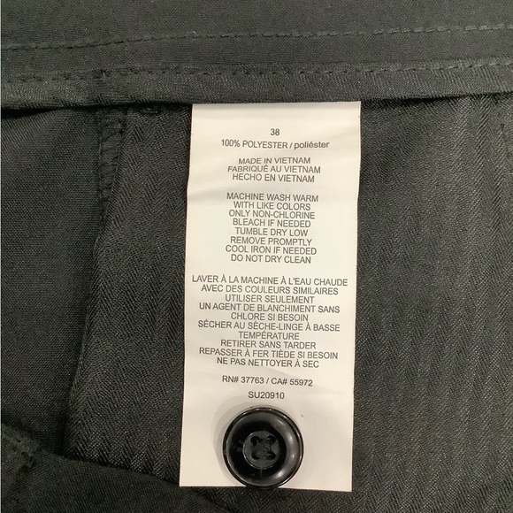 Men's PGA Tour 38 Large Chino Khakis Shorts Golf Black Lightweight 5 Pocket NWOT - Picture 6 of 6